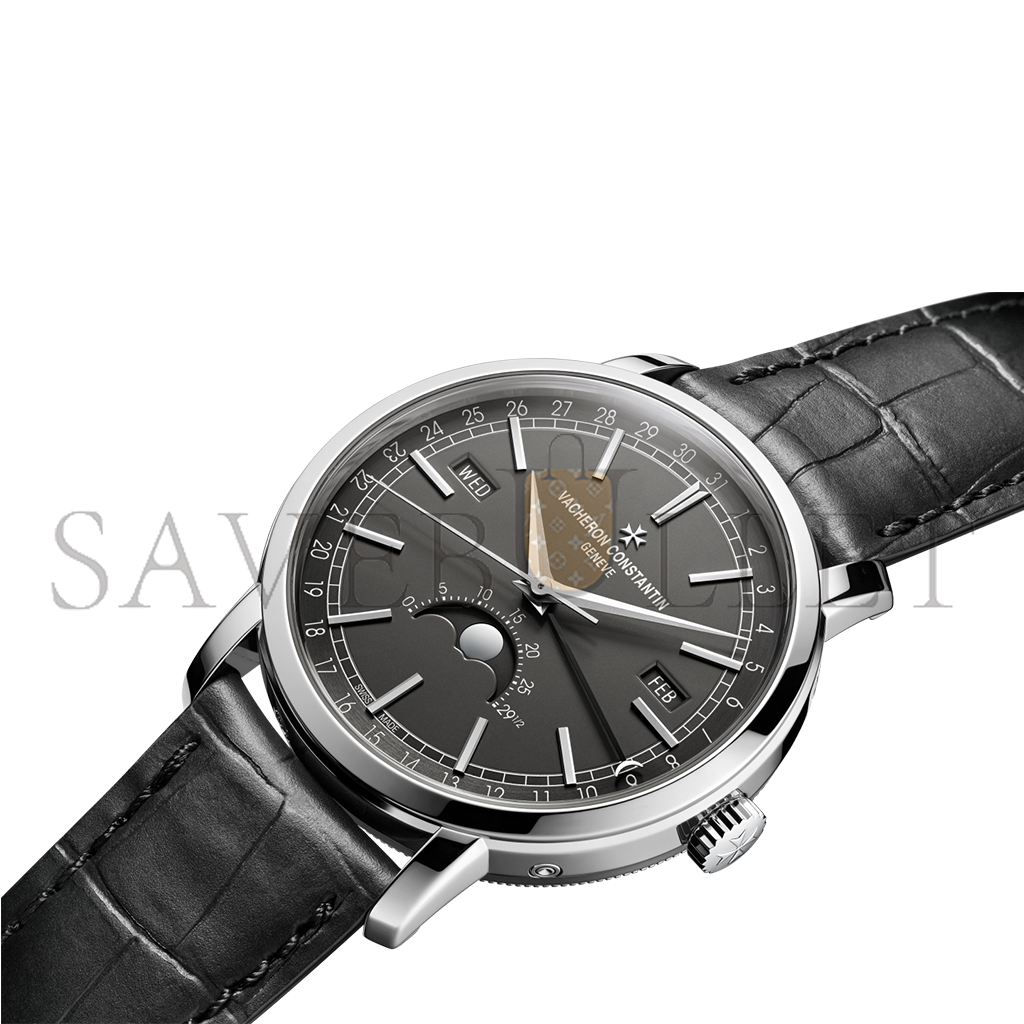 VACHERON CONSTANTIN TRADITIONNELLE COMPLETE CALENDAR 41 MM WHITE GOLD WATCH 4010T/000G-B740 VACHERON CONSTANTIN TRADITIONNELLE COMPLETE CALENDAR 41 MM WHITE GOLD WATCH 4010T/000G-B740